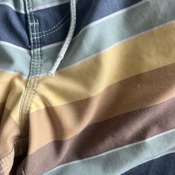 VISSLA Blue and Brown Board Shorts Quick-Dry Swimwear - Picture 8 of 9